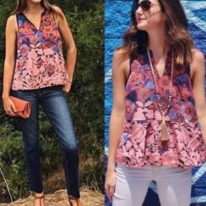 32 NWT Anthropologie HD in Paris Peplum Top ~ Size 12